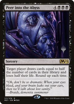 Peer into the Abyss (Promo Pack) [Core Set 2021 Promos]-1