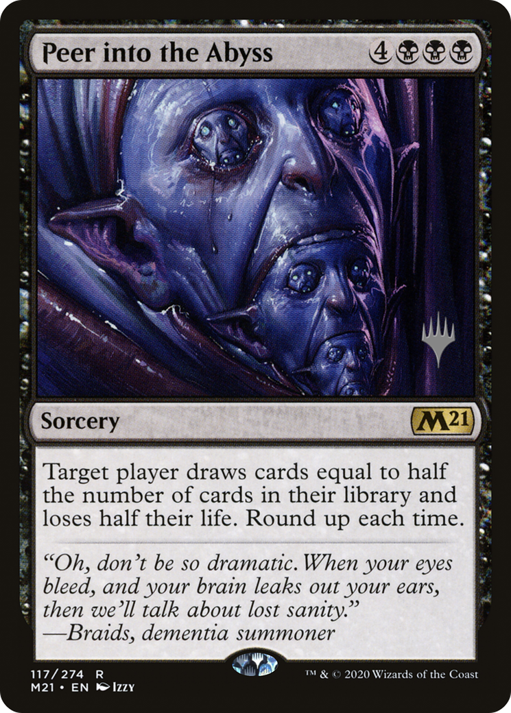 Peer into the Abyss (Promo Pack) [Core Set 2021 Promos]-1