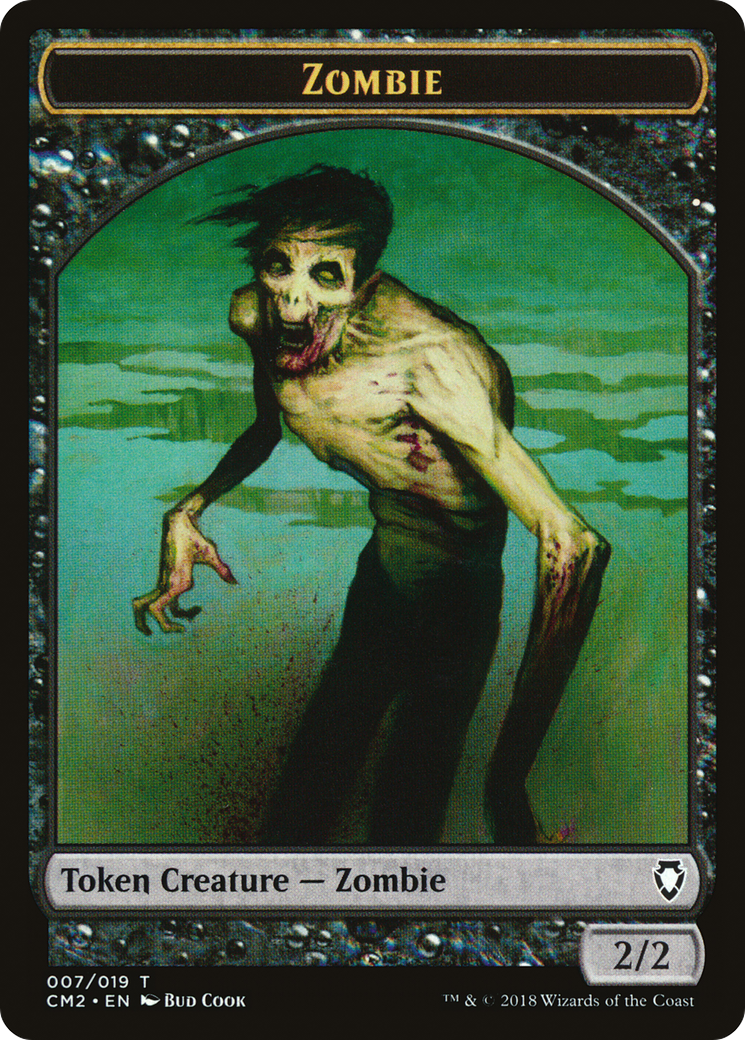 Zombie Token (CM2-007) - Commander Anthology Volume II Tokens-1