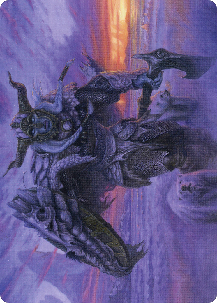 Rimeshield Frost Giant // Frost Giant (AAFR-005) - Adventures in the Forgotten Realms Art Series (Borderless) Foil-3