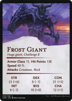 Rimeshield Frost Giant // Frost Giant (AAFR-005) - Adventures in the Forgotten Realms Art Series (Borderless)-2
