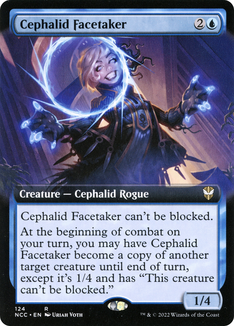 Cephalid Facetaker (Extended Art) [Streets of New Capenna Commander]-1
