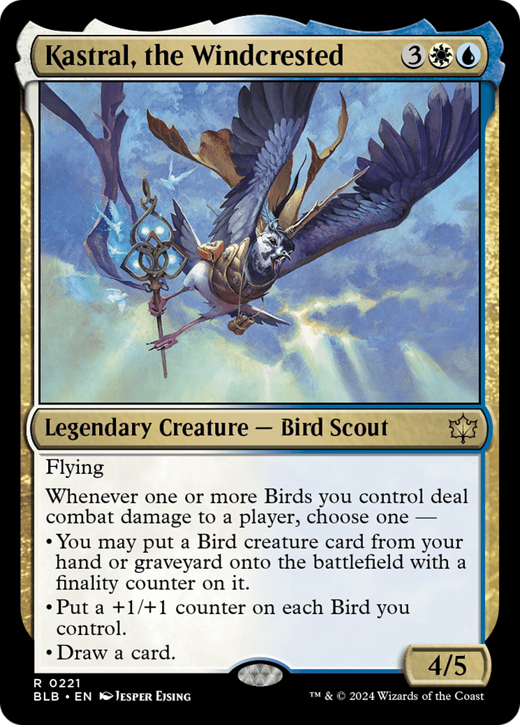 Kastral, the Windcrested [Bloomburrow]-1