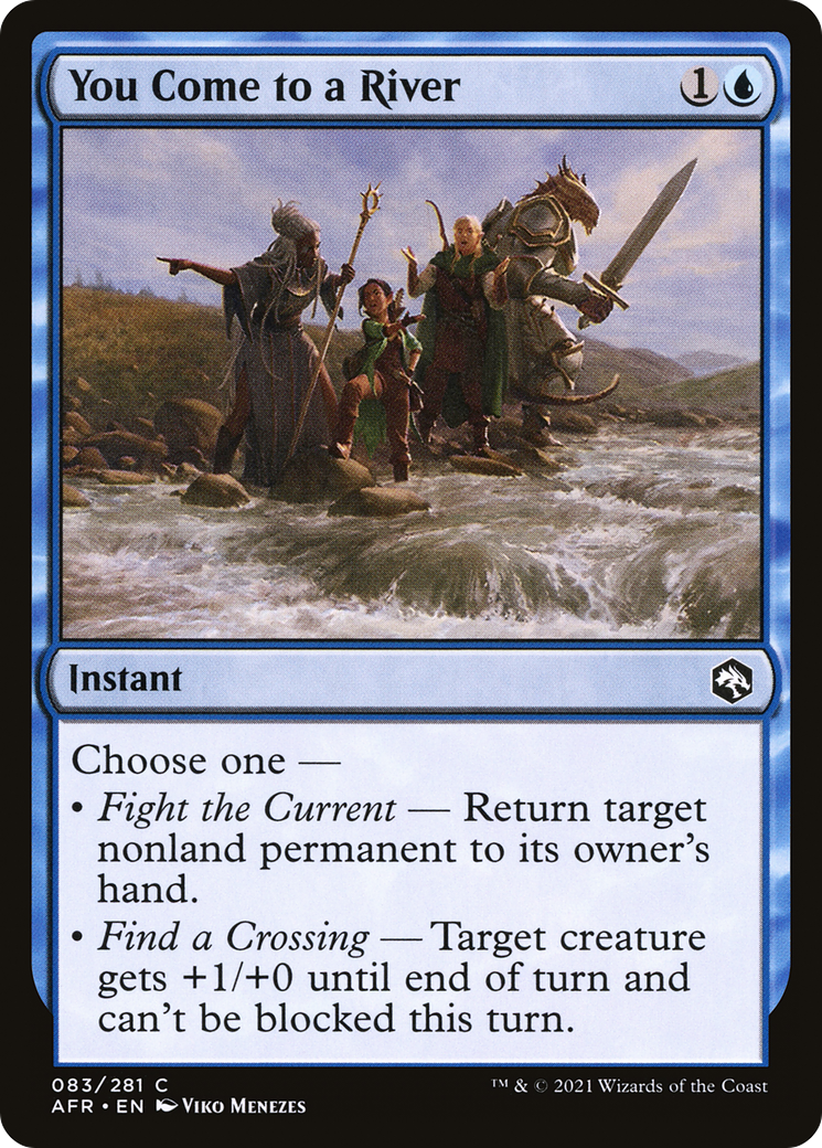 You Come to a River (AFR-083) - Adventures in the Forgotten Realms Foil-1