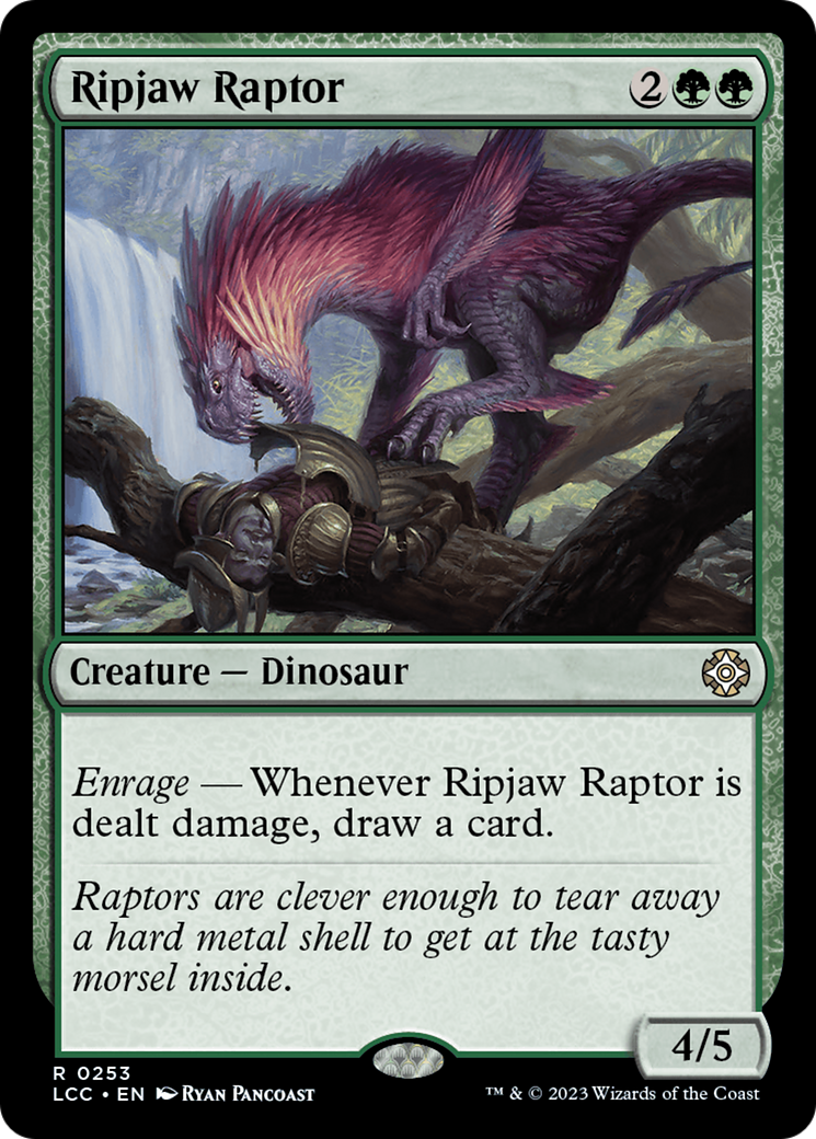 Ripjaw Raptor [The Lost Caverns of Ixalan Commander]-1