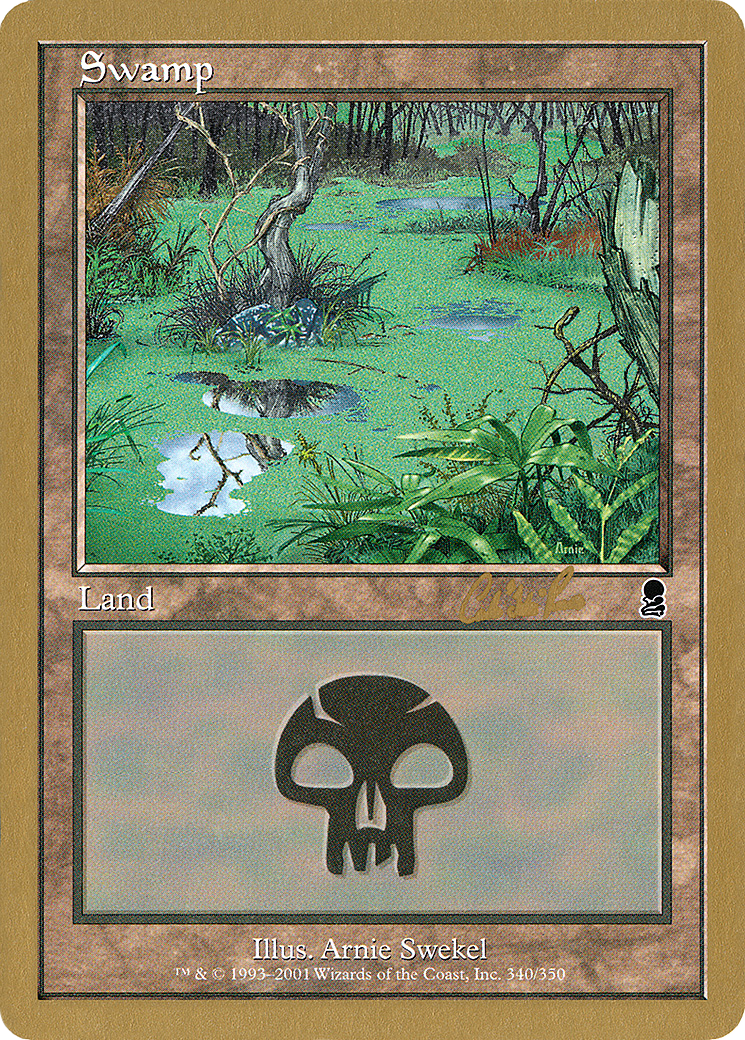 Swamp (340) - 2002 Carlos Romao (ODY) (WCD-) - World Championship Decks 2002-1