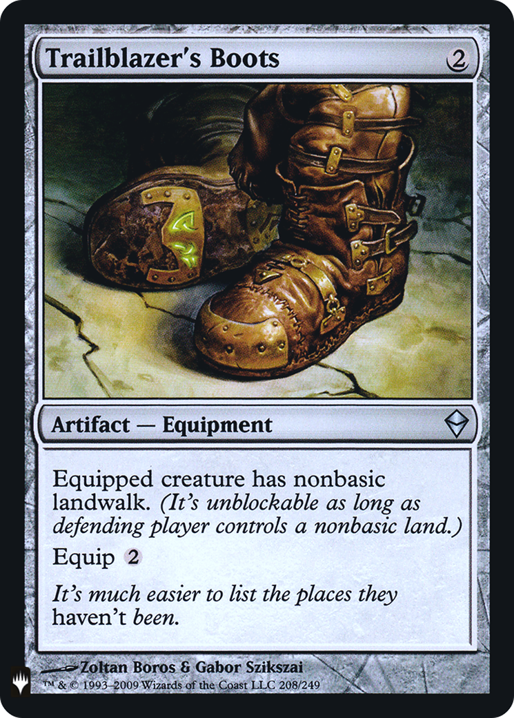 Trailblazer's Boots (LIST-208) - The List Foil-1