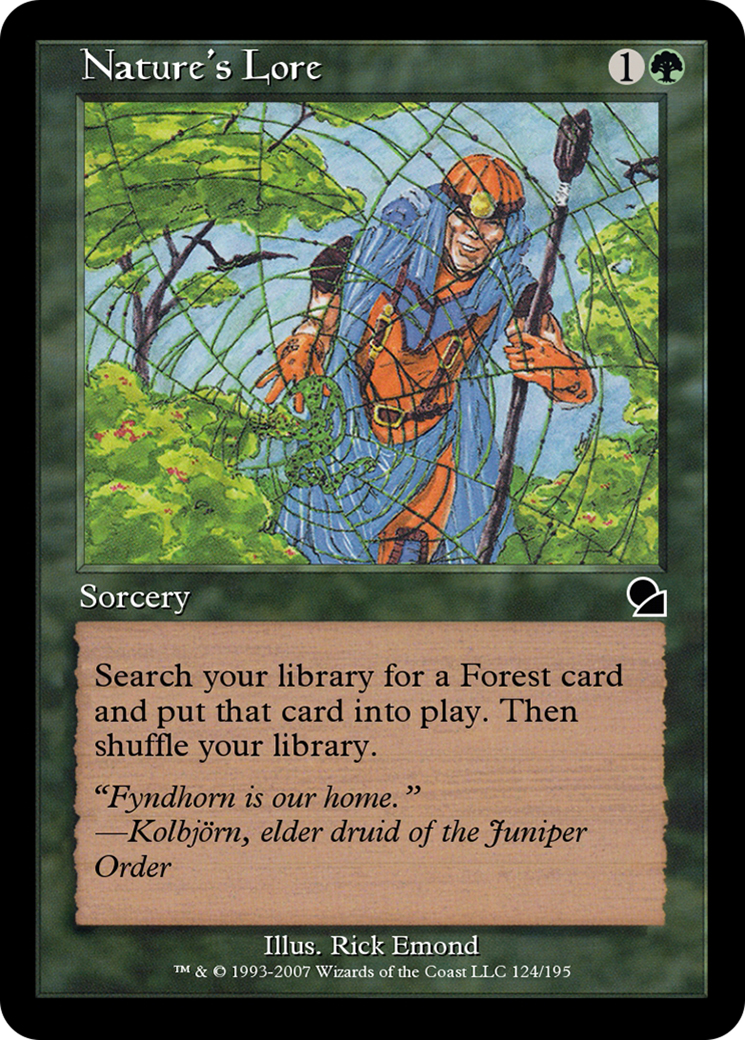 Nature's Lore (ME1-124) - Masters Edition Foil-1