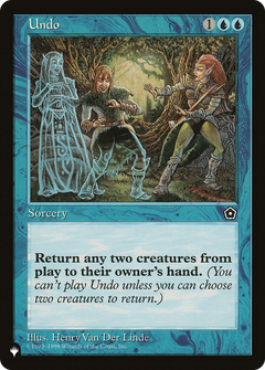 Undo (LIST-) - The List-1