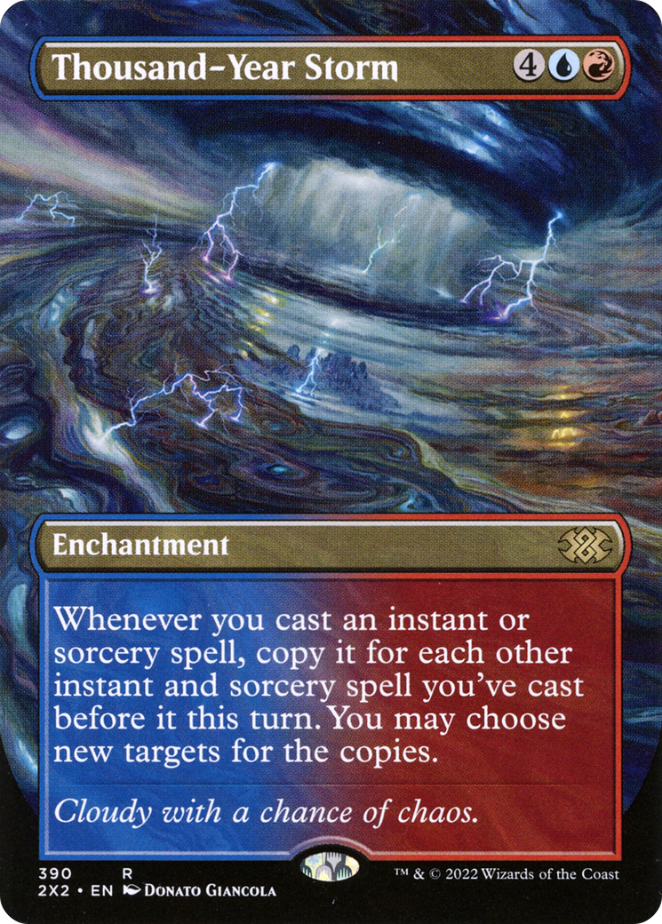 Thousand-Year Storm (Borderless Alternate Art) [Double Masters 2022]-1