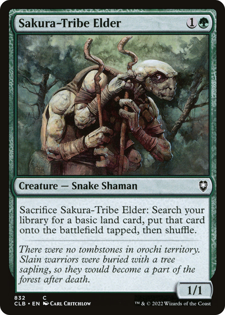 Sakura-Tribe Elder [Commander Legends: Battle for Baldur's Gate]-1