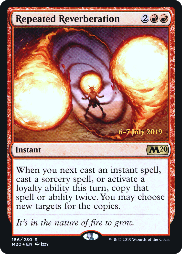 Repeated Reverberation [Core Set 2020 Prerelease Promos]-1