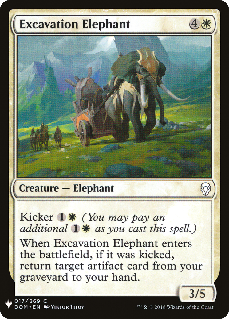 Excavation Elephant [Mystery Booster]-1