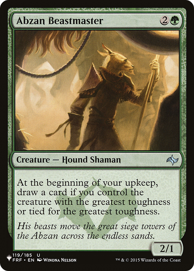 Abzan Beastmaster [The List]-1