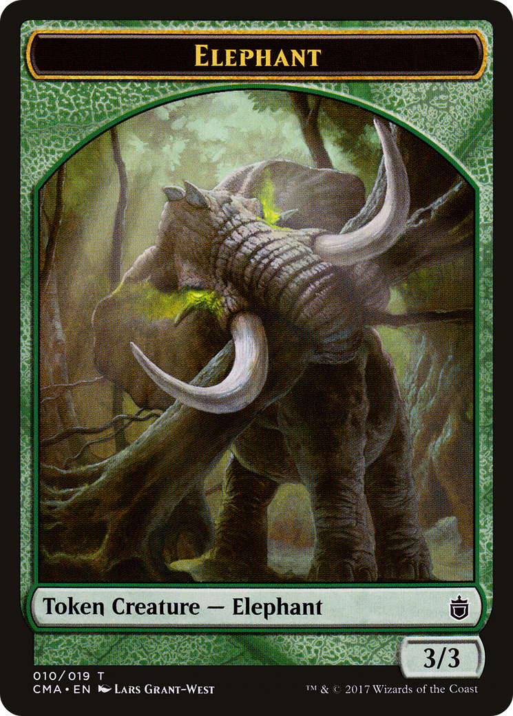 Elephant Token [Commander Anthology Tokens]-1