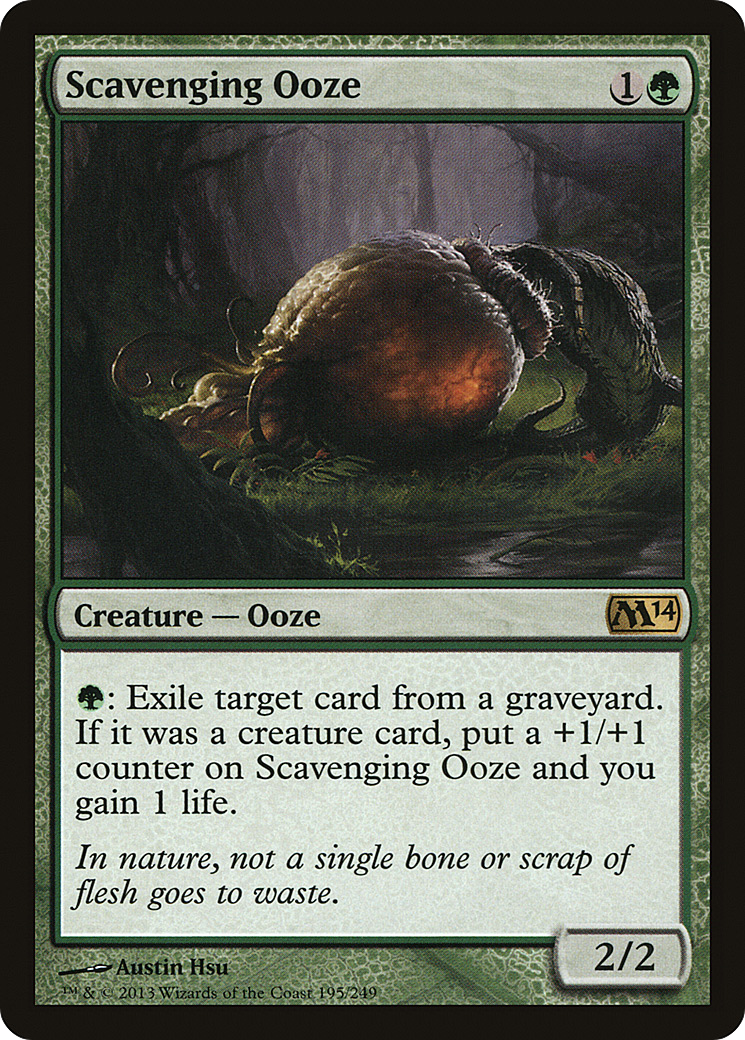 Scavenging Ooze [Magic 2014]-1