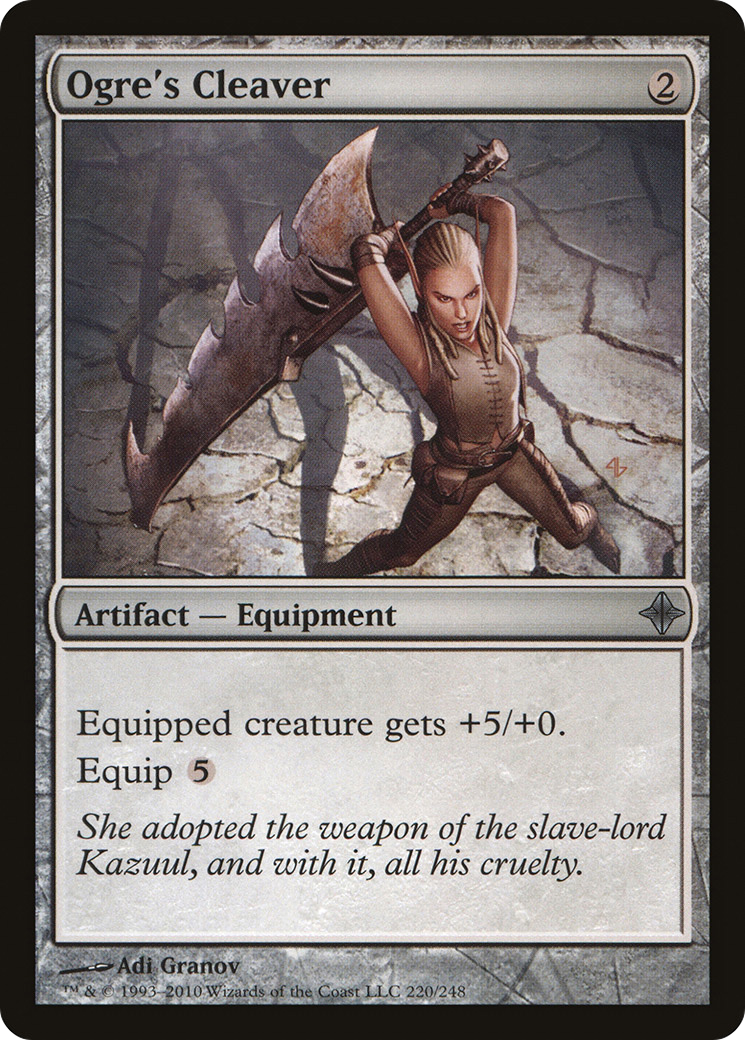 Ogre's Cleaver [Rise of the Eldrazi]-1