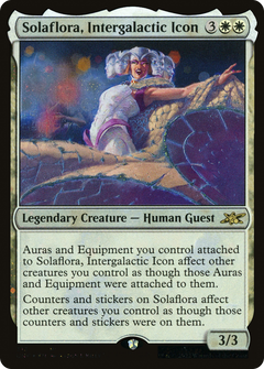 Solaflora, Intergalactic Icon (Galaxy Foil) [Unfinity]-1