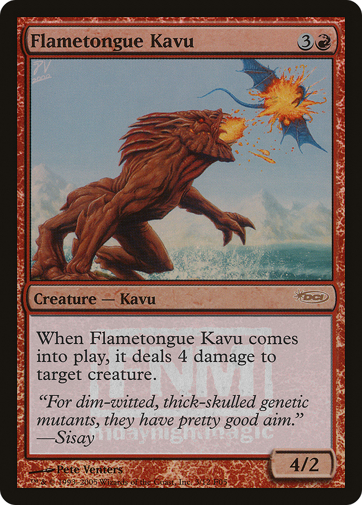 Flametongue Kavu [Friday Night Magic 2005]-1