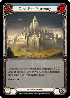 Dusk Path Pilgrimage (Blue) [LGS062] (Promo)  Rainbow Foil-1