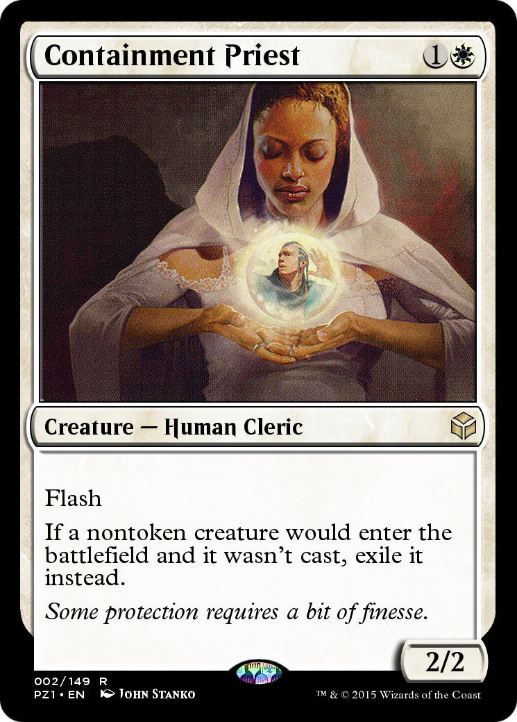 Containment Priest (PZ1-002) - Legendary Cube Prize Pack Foil-1