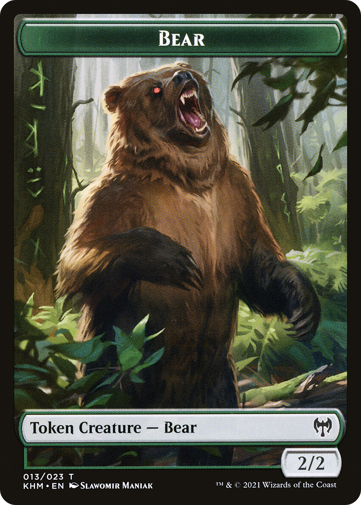 Bear (TKHM-013) - Kaldheim Tokens-1