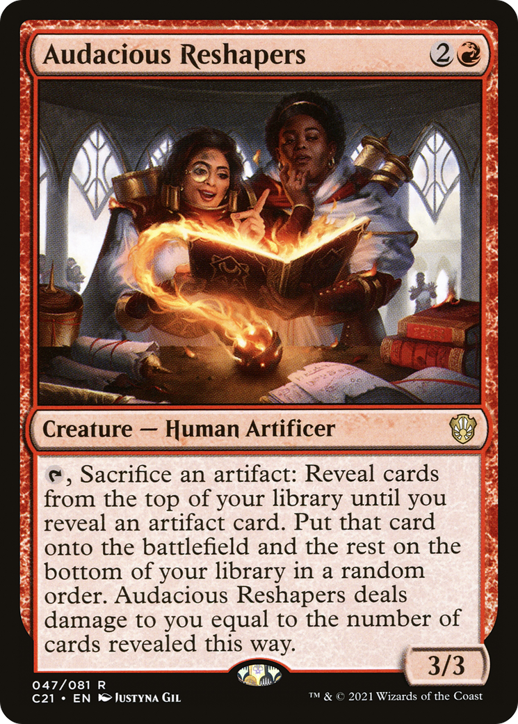 Audacious Reshapers [Commander 2021]-1