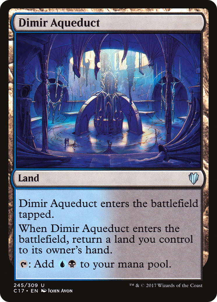 Dimir Aqueduct [Commander 2017]-1