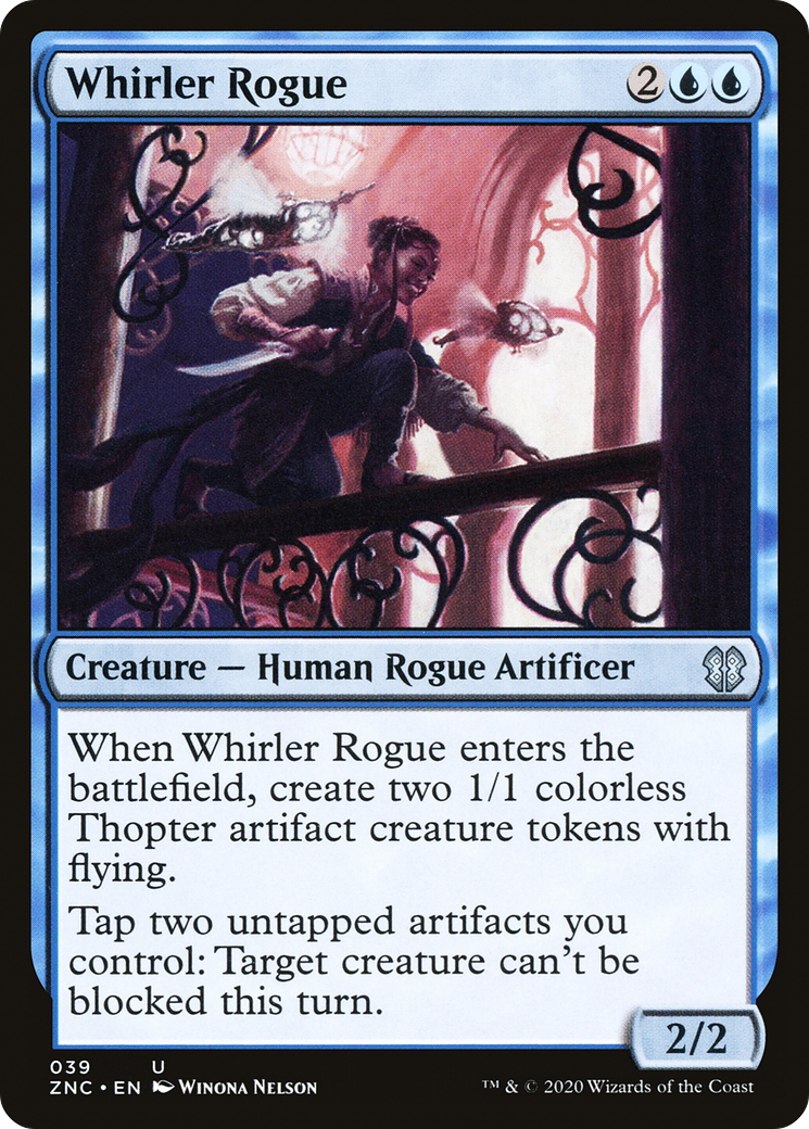 Whirler Rogue (ZNC-039) - Zendikar Rising Commander-1