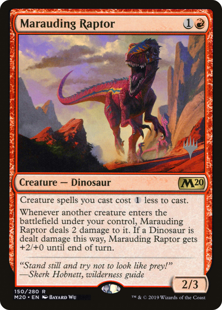 Marauding Raptor (Promo Pack) [Core Set 2020 Promos]-1