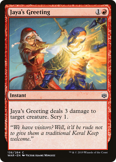Jaya's Greeting [War of the Spark]-1