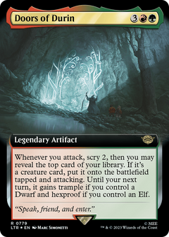Doors of Durin (Extended Art) (Surge Foil) [The Lord of the Rings: Tales of Middle-Earth]-1