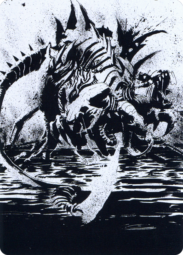 Karumonix, the Rat King // Karumonix, the Rat King (AONE-070) - Phyrexia: All Will Be One Art Series (Borderless) Foil-3