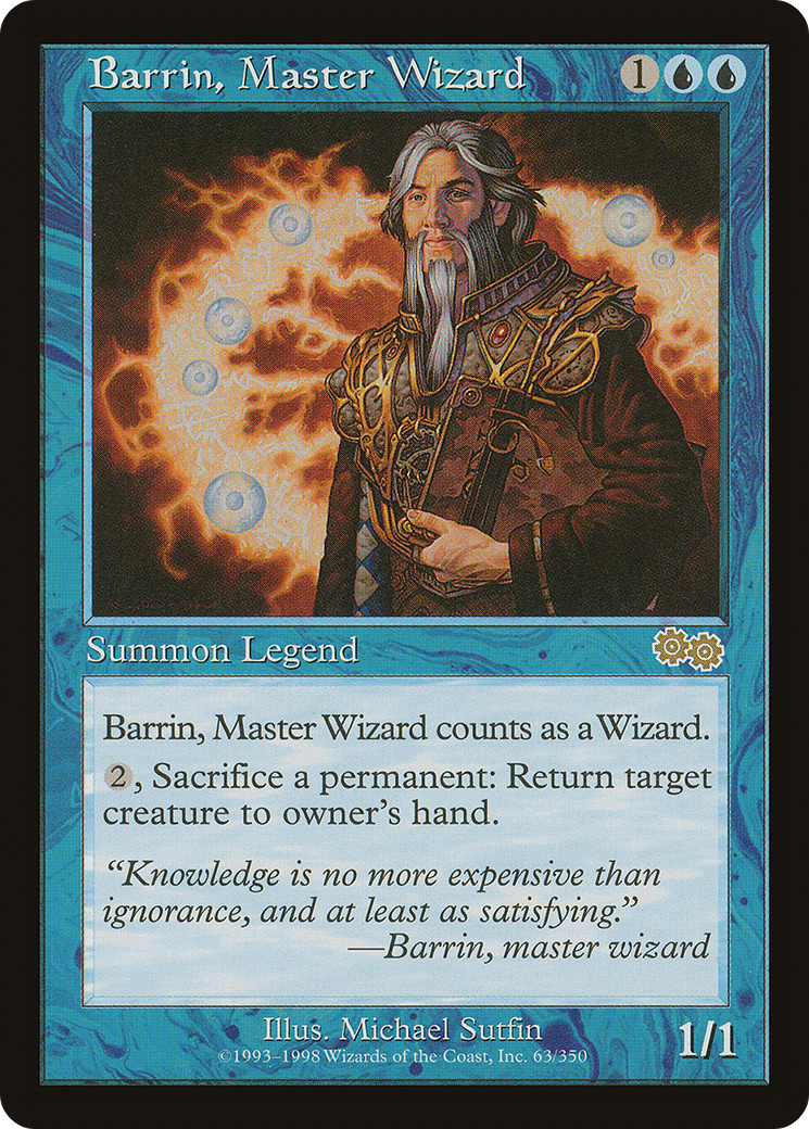 Barrin, Master Wizard [Urza's Saga]-1
