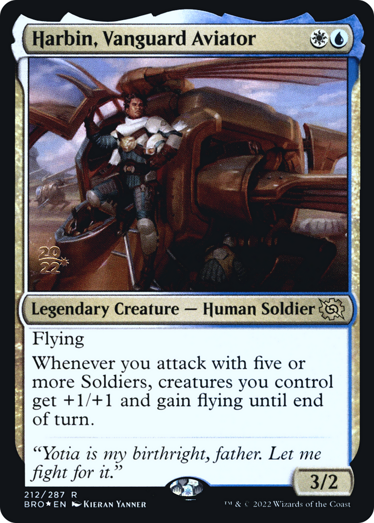 Harbin, Vanguard Aviator [The Brothers' War Prerelease Promos]-1
