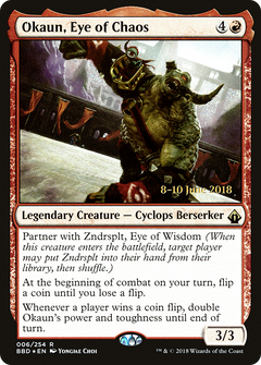 Okaun, Eye of Chaos [Battlebond Prerelease Promos]-1