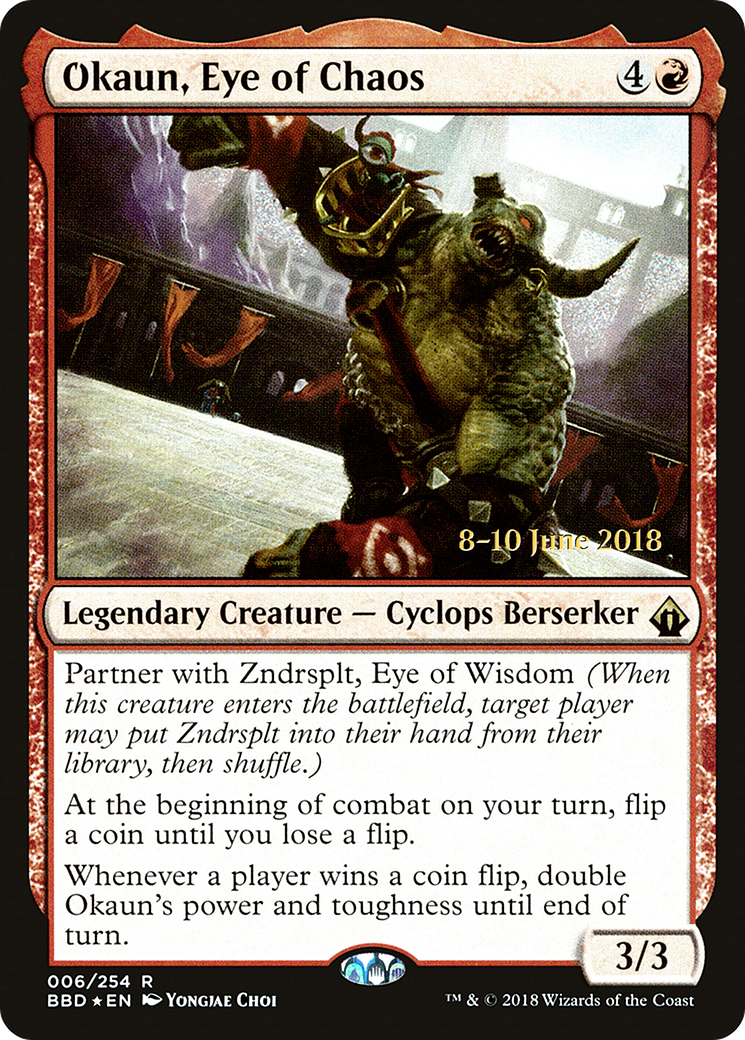Okaun, Eye of Chaos [Battlebond Prerelease Promos]-1