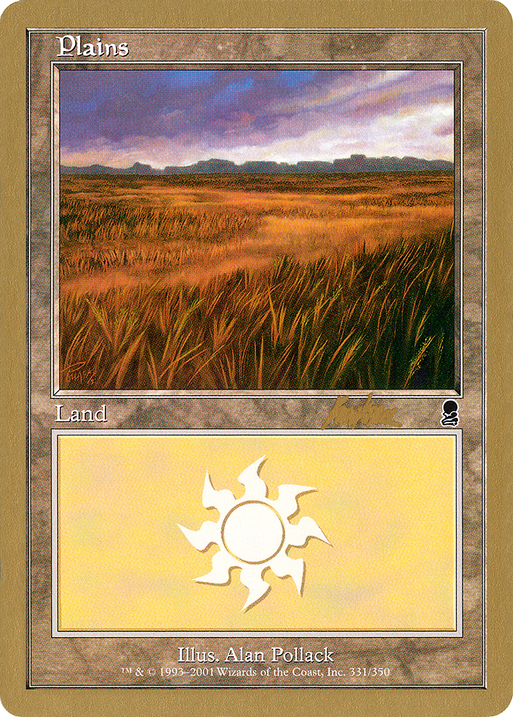Plains (331) - 2002 Brian Kibler (ODY) (WCD-) - World Championship Decks 2002-1