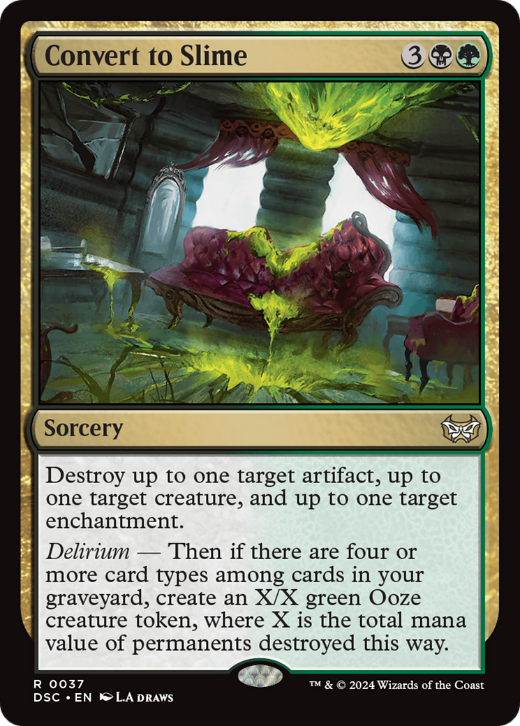 Convert to Slime [Duskmourn: House of Horror Commander]-1