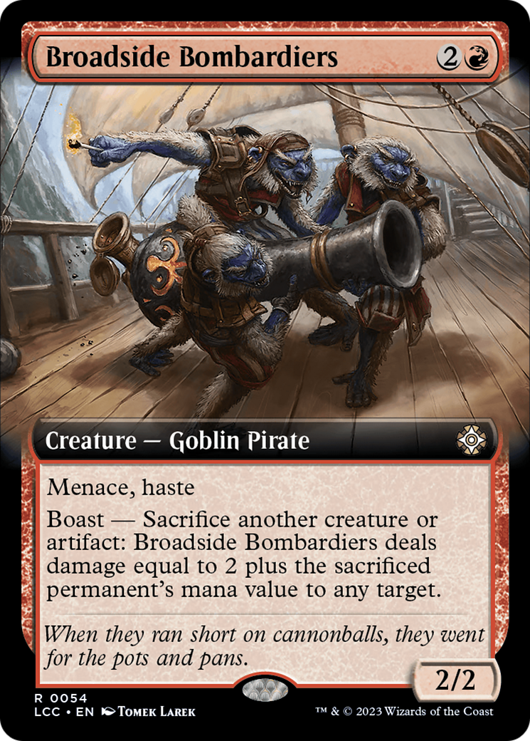 Broadside Bombardiers (Extended Art) [The Lost Caverns of Ixalan Commander]-1