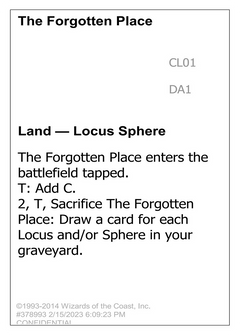 The Forgotten Place (UNK-CL01A) - Unknown Event-1