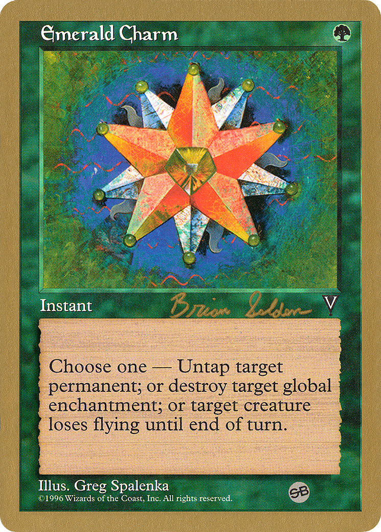 Emerald Charm - 1998 Brian Selden (VIS) (SB) (WCD-) - World Championship Decks 1998-1