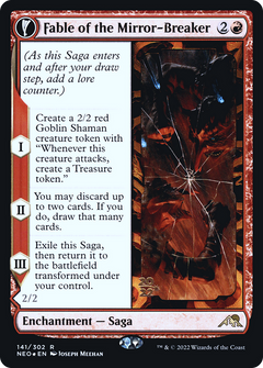 Fable of the Mirror-Breaker // Reflection of Kiki-Jiki [Kamigawa: Neon Dynasty Prerelease Promos]-5
