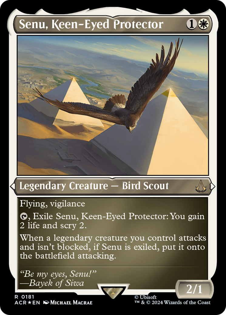 Senu, Keen-Eyed Protector (ACR-181) - Assassin's Creed Etched Foil-1