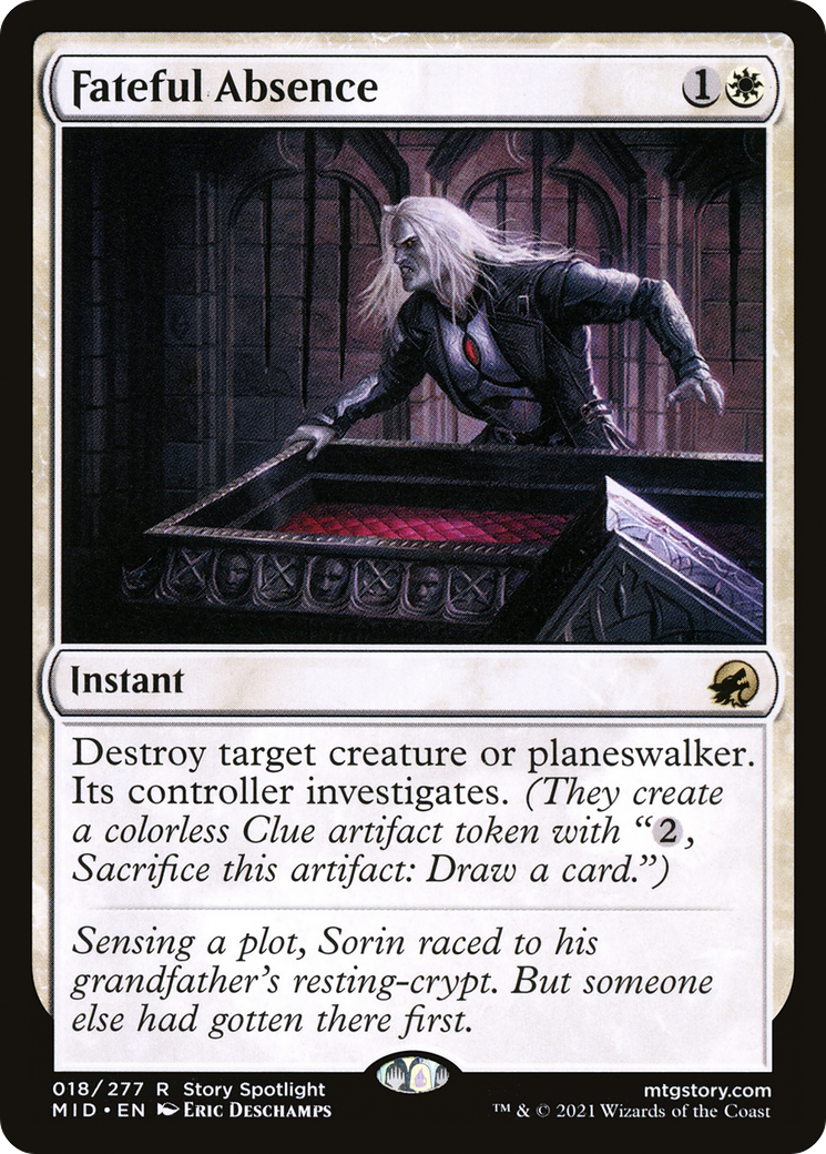 Fateful Absence [Innistrad: Midnight Hunt]-1