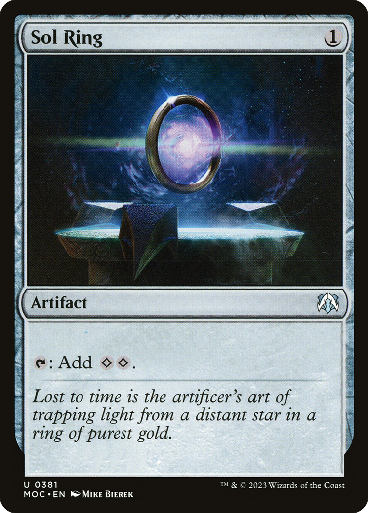 Sol Ring [March of the Machine Commander]-1