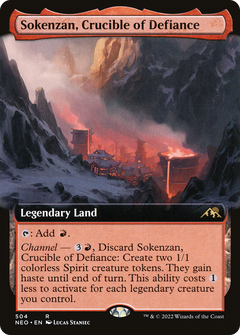 Sokenzan, Crucible of Defiance (Extended Art) [Kamigawa: Neon Dynasty]-1