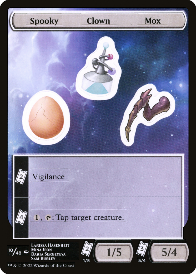 Spooky Clown Mox [Unfinity Stickers]-1