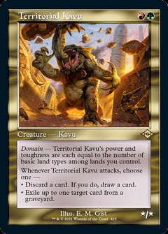 Territorial Kavu (Retro Foil Etched) [Modern Horizons 2]-1