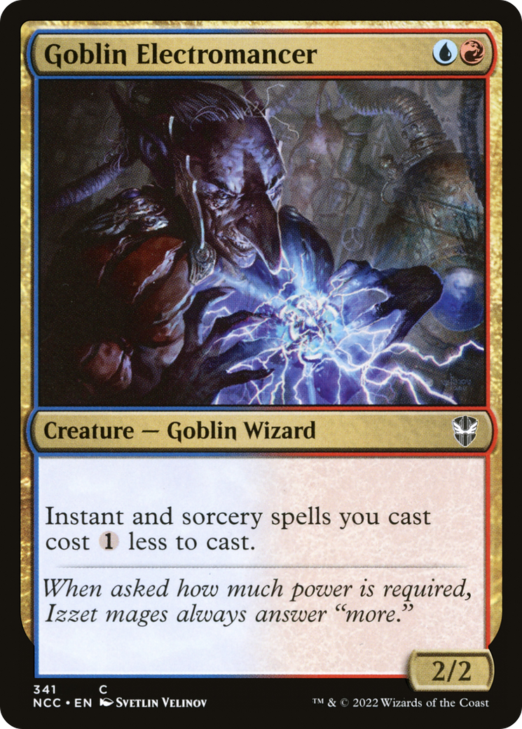 Goblin Electromancer [Streets of New Capenna Commander]-1